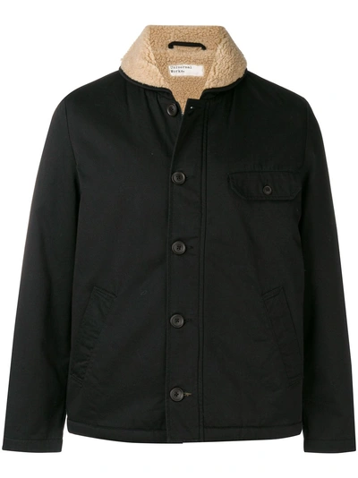 Universal Works Lined Military Jacket In Black