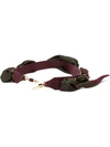 Chloé Twisted Scarf Shoulder Strap In 3h7 Deep Forest