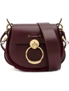 Chloé Tess Crossbody Bag In Brown