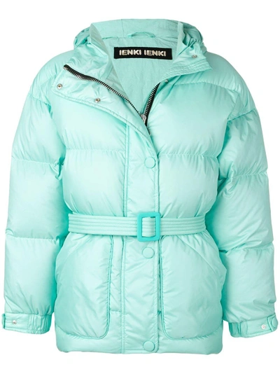 Ienki Ienki Michlin Belted Puffer Jacket - Blue