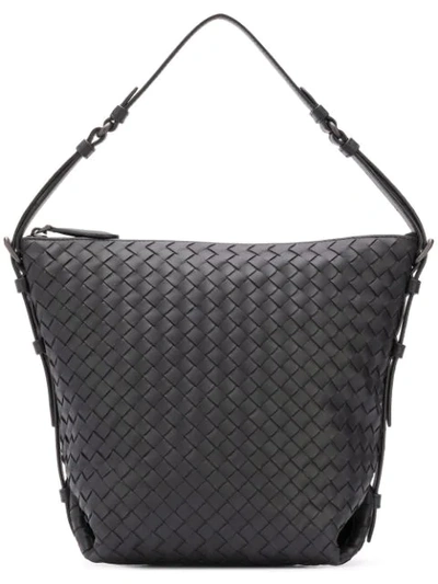 Bottega Veneta Intrecciato Shoulder Bag - 黑色 In Black