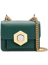 Hibourama Cindy Shoulder Bag In Green