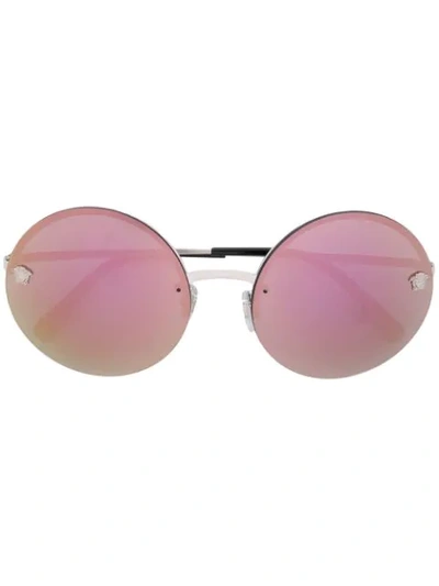Versace Eyewear Medusa Round Sunglasses - Pink