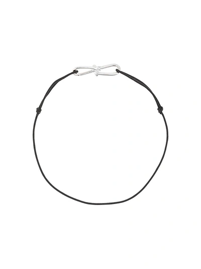 Annelise Michelson Extra Small Wire Cord Bracelet In Black