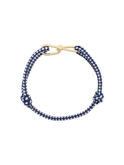 Annelise Michelson Small Wire Cord Bracelet In Blue