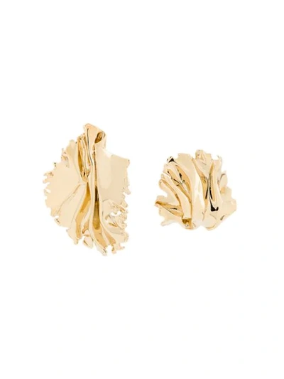 Annelise Michelson Sea Leaves Earrings In Gold