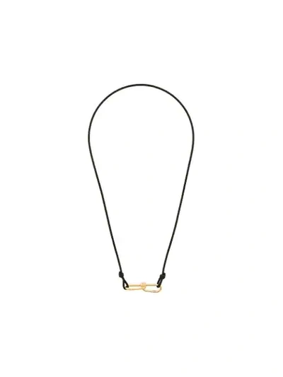 Annelise Michelson Wire Cord Choker In Black