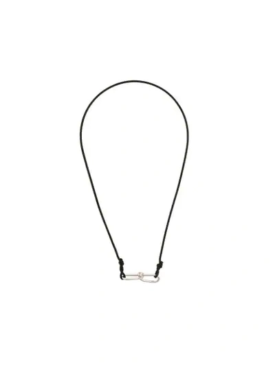 Annelise Michelson Wire Cord Choker In Silver