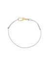 Annelise Michelson Extra Small Wire Cord Bracelet In Grey