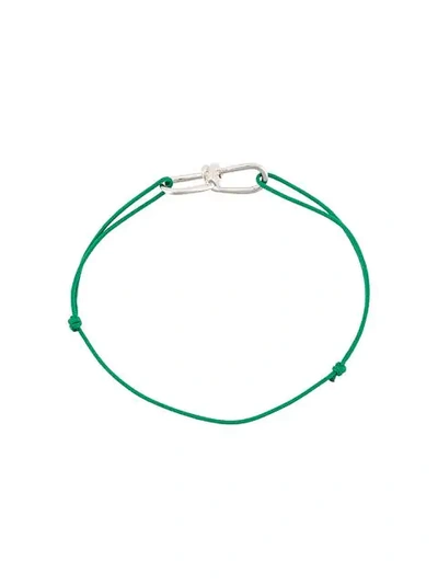 Annelise Michelson Extra Small Wire Cord Bracelet In Green