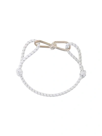 Annelise Michelson Small Wire Cord Bracelet In White