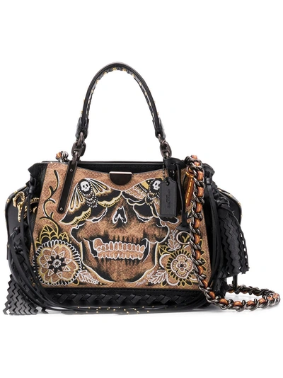 Coach Dreamer 21 Signature Canvas Shoulder Bag With Tattoo In Black |  ModeSens