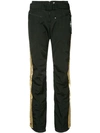 Kru Side-stripe Ski Trousers In Black