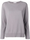 Fabiana Filippi Fine Knit Jumper In Grey