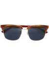 Gucci Clubmaster Style Sunglasses In Brown