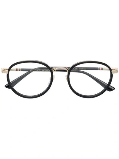 Gucci Round Glasses In Black