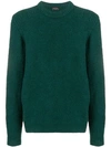 Roberto Collina Knitted Sweater In Green