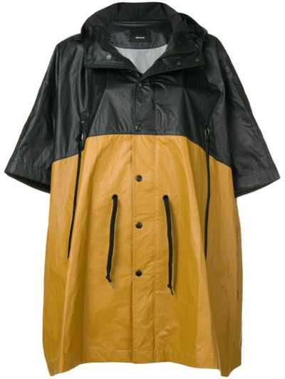 08sircus Oversized Raincoat In Black