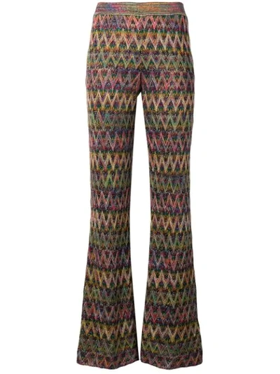 Missoni Flared Pants In Multicolour