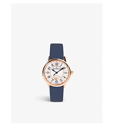 Jaeger-lecoultre Q3462490 Rendez-vous 18ct Rose-gold And Satin Automatic Watch