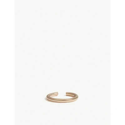 Astrid & Miyu Basic Hoop Ear Cuff In Rose Gold