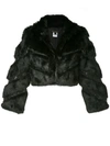 Alberto Makali Cropped Fitted Jacket - Black