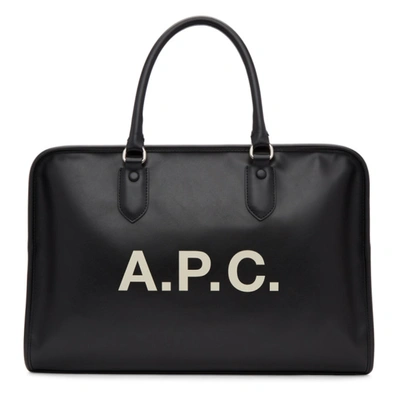 APC A.P.C. BLACK PAUL DUFFLE BAG 