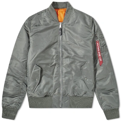 Alpha Industries Classic Ma-1 Jacket In Green