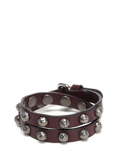 Red Valentino Dot Stud Double Wrap Bracelet