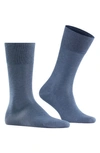 Falke Men's Tiago Knit Mid-calf Socks In Jean