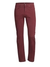 7 For All Mankind Total Twill The Straight Slim Chinos In Blood Rose