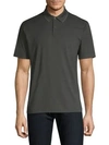 Theory Men's Casual Cotton Polo In Ivory Pearl