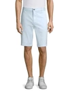 7 For All Mankind Chino Shorts In Dusty Blue