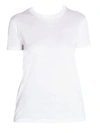 Prada Pack Of Three Jersey Tee In Bianco
