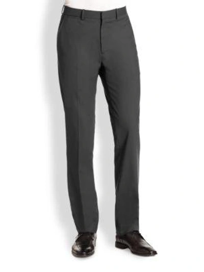 Theory Marlo New Tailor Dress Pants In Charcoal