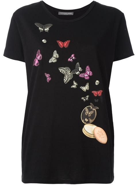 Alexander Mcqueen Butterfly And Moth Print T-shirt | ModeSens