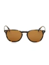 Oliver Peoples Finley Esquire 51mm Round Sunglasses In Coco Bolo