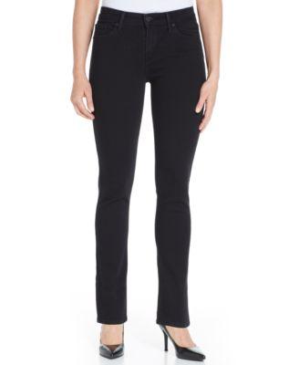 Levi's 712 Mid-rise Skinny Jeans In Black | ModeSens