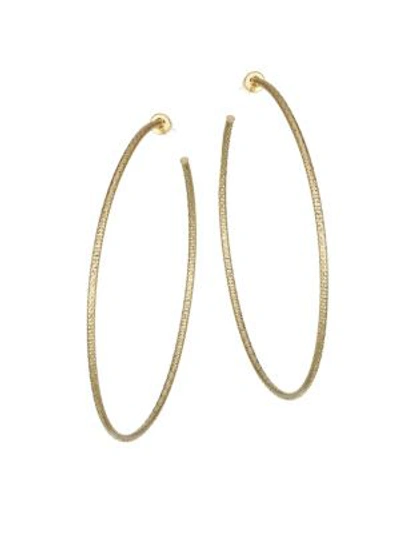 Jennifer Zeuner Jewelry Selene Goldplated Oversized Hoop Earrings