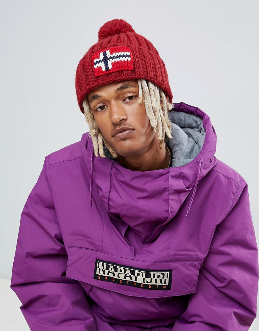 napapijri beanie hat sale