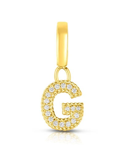 Roberto Coin 18k Gold & Diamond Letter G Charm