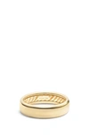 David Yurman Men's Dy Classic Band Ring In 18k Gold, 6mm