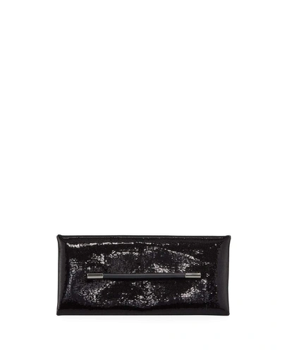 Tom Ford Ava Sequins Clutch Bag In Black