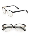 Tom Ford Square Optical Frames In Black