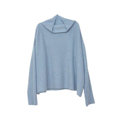 Arela Drew Cashmere Sweater In Light Blue In Pale Blue