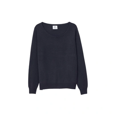 Arela Laine Cashmere Sweater In Dark Grey In Warm Grey