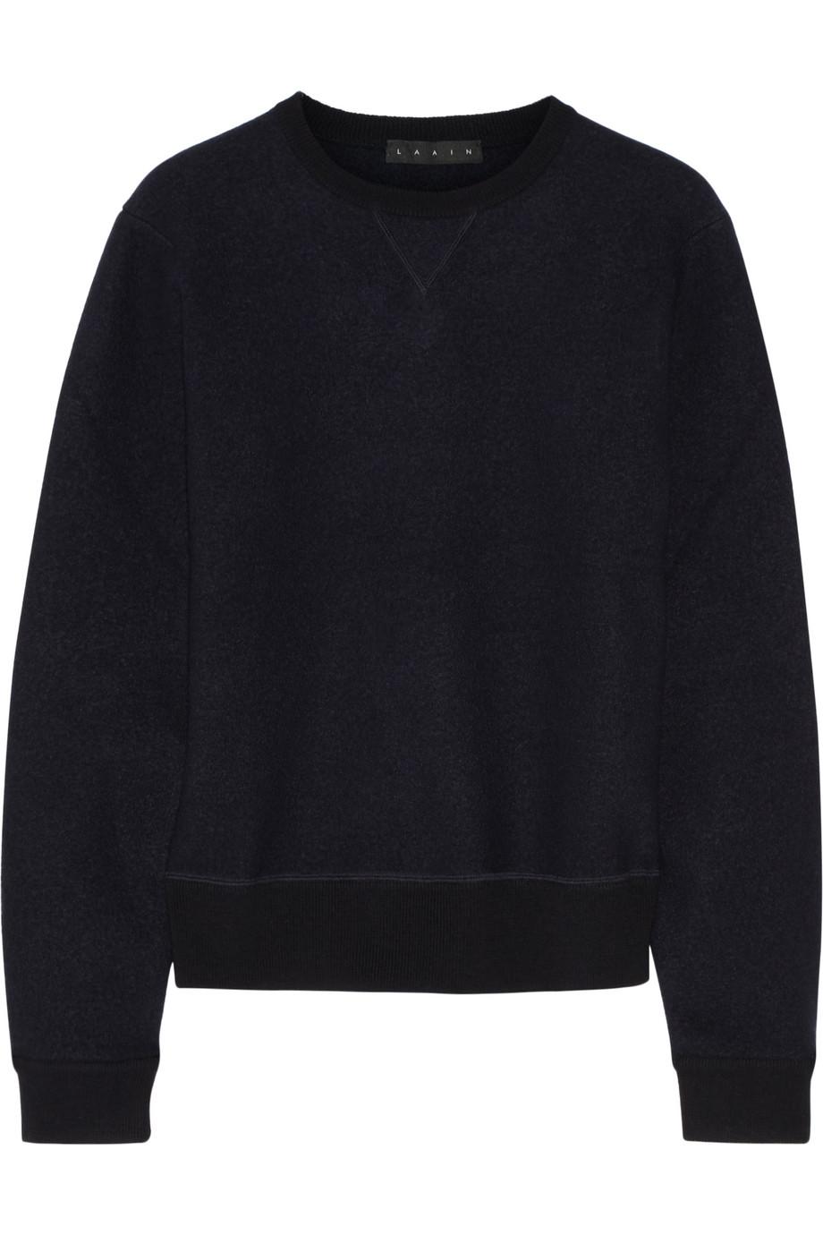 Laain Boiled Wool Sweatshirt | ModeSens