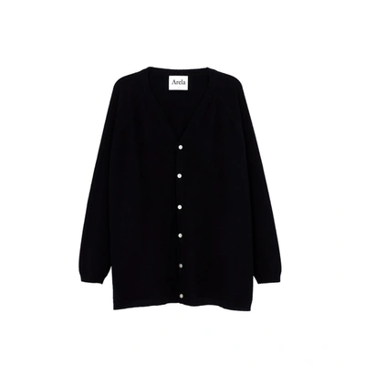 Arela Jill Cashmere Cardigan In Black