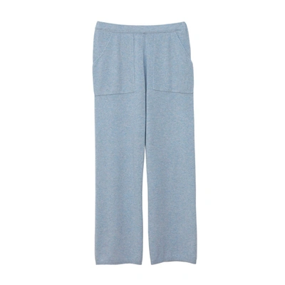 Arela Quinn Cashmere Trousers In Light Blue In Pale Blue