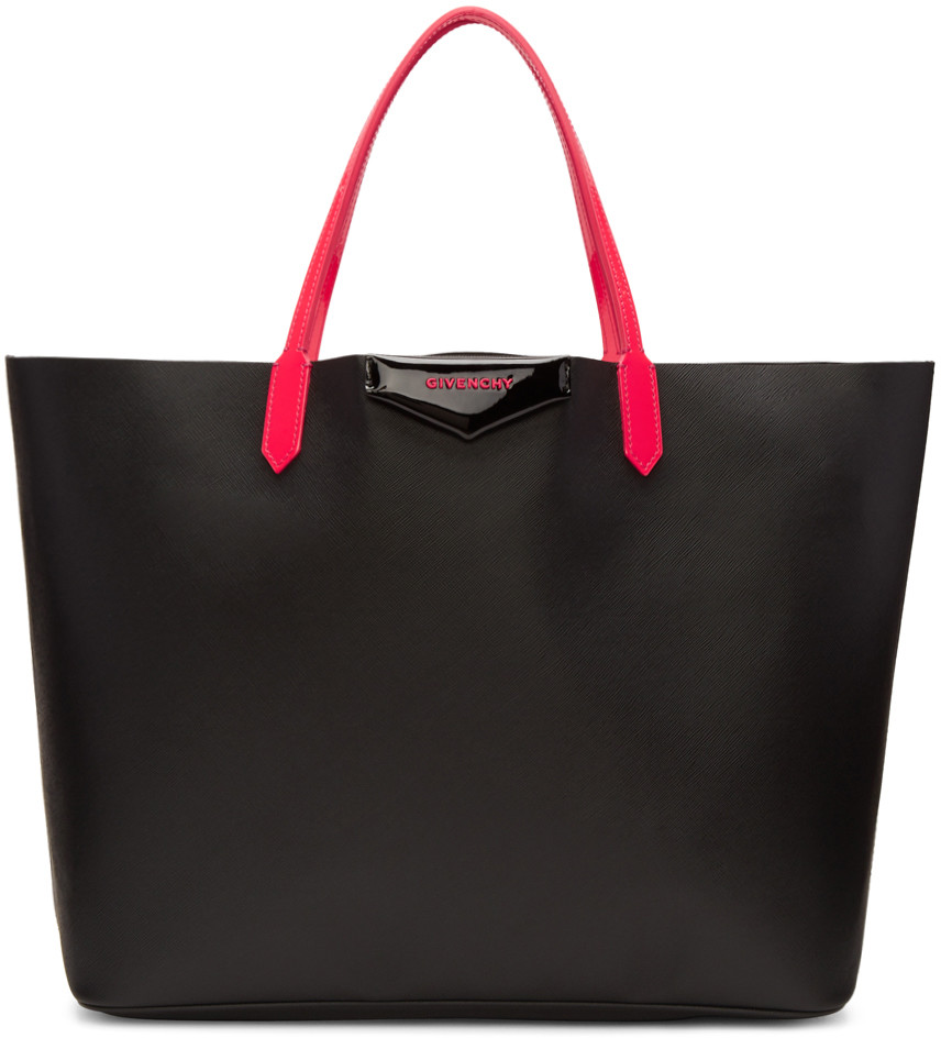 Givenchy Antigona Shopping Textured-leather Tote In Black | ModeSens